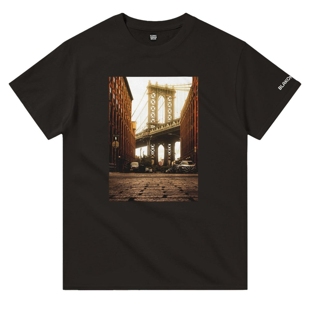 Blakonik | Brooklyn Bridge Baby Crewneck Tee - Print Material
