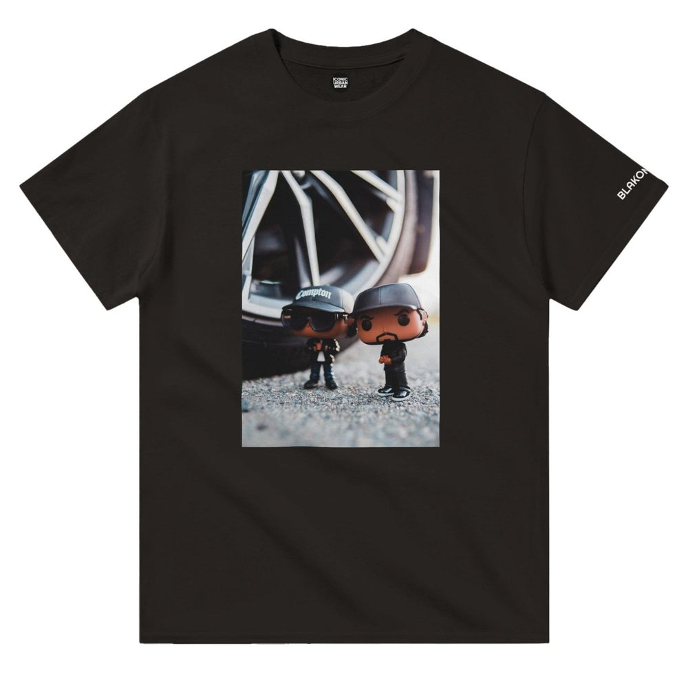 Blakonik | Compton Pops Crewneck Tee - Print Material
