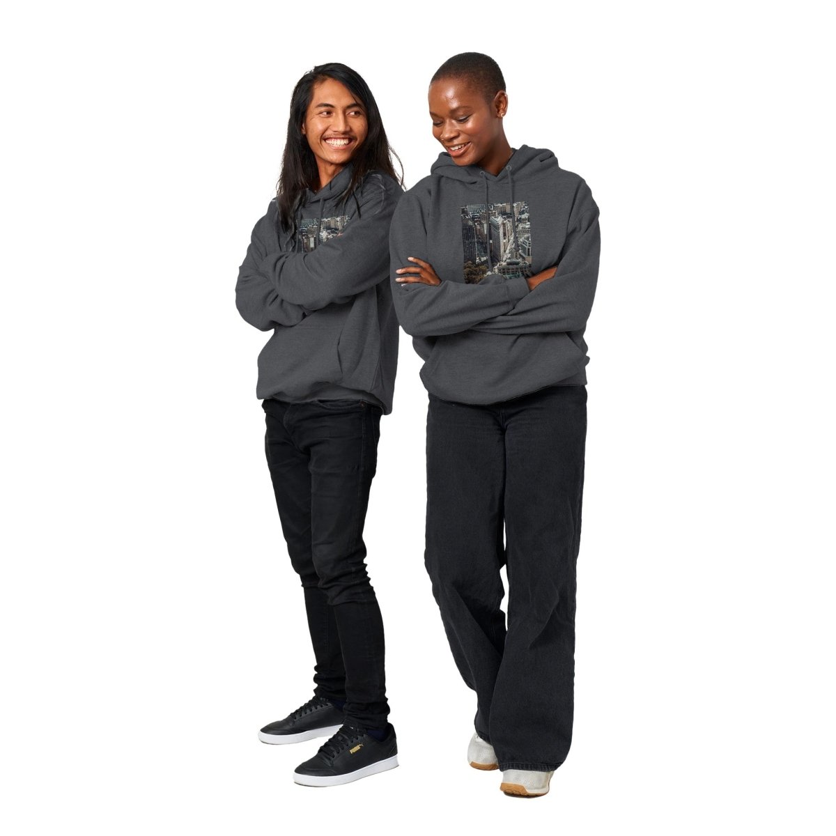 Blakonik | Old School NYC Pullover Hoodie - Print Material