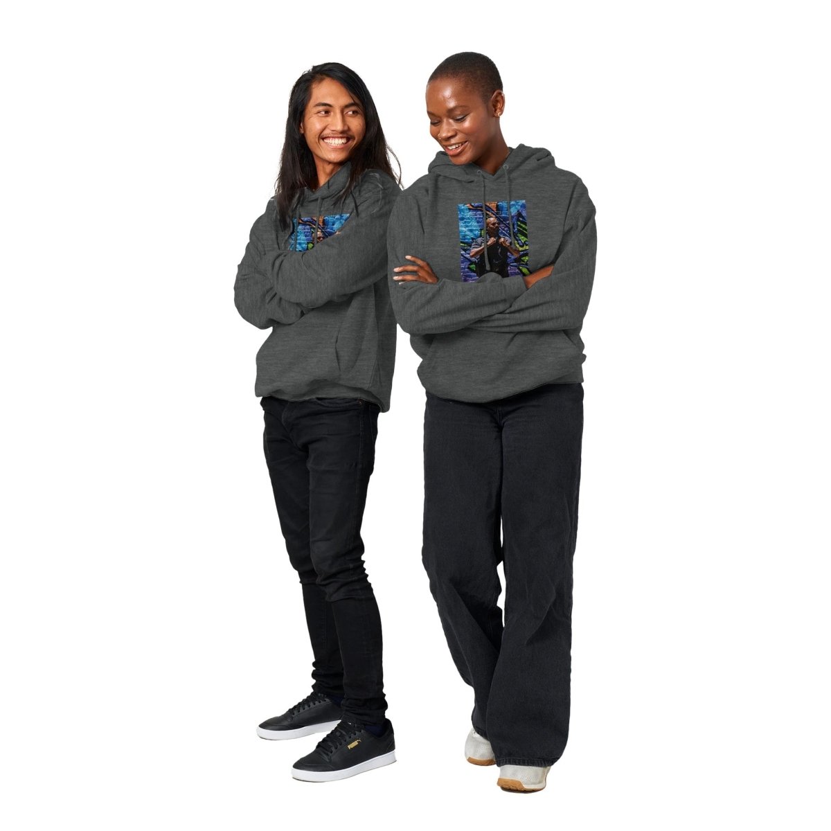 Blakonik | Protect & Serve Pullover Hoodie - Print Material