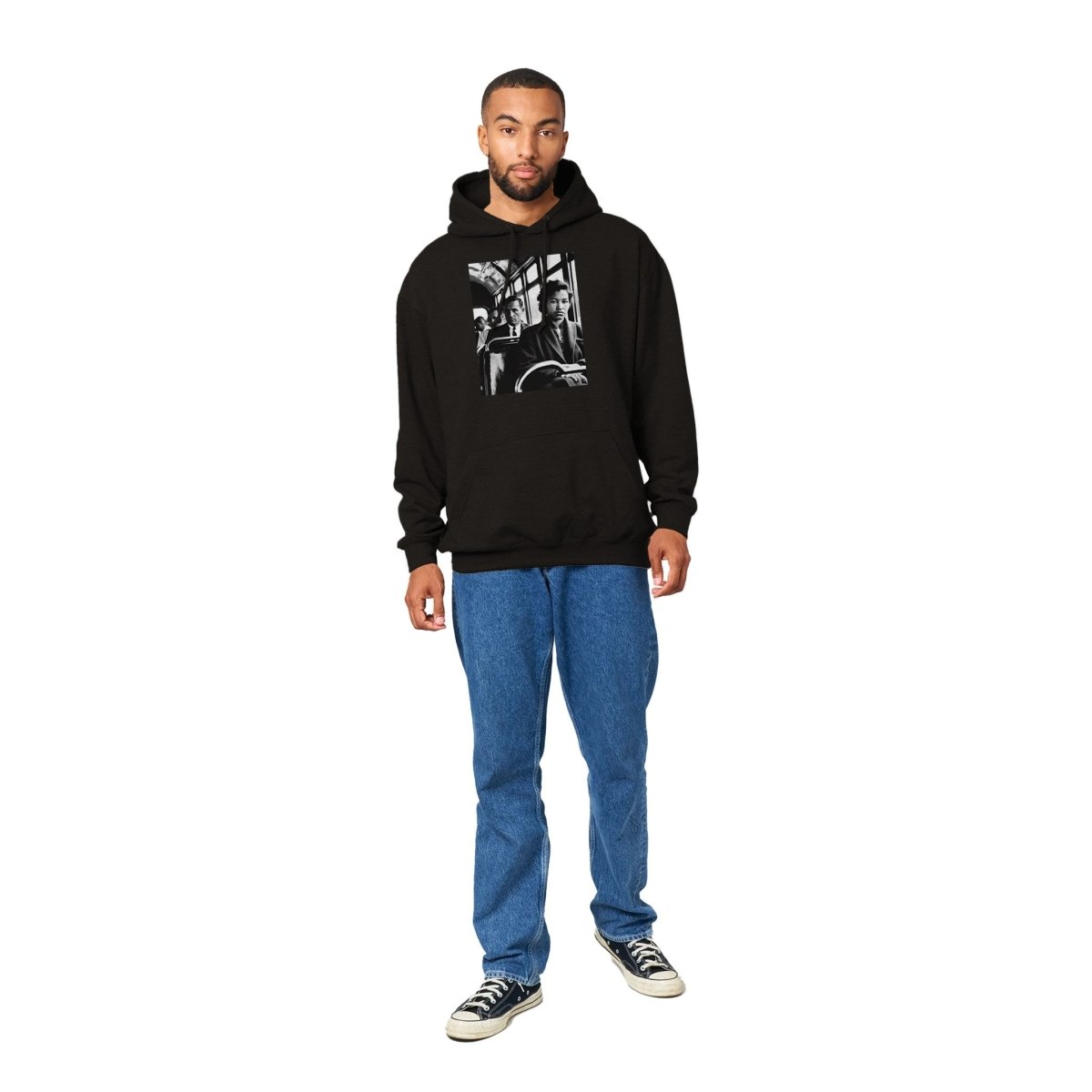 Blakonik | Rosa Parks Pullover Hoodie - Print Material