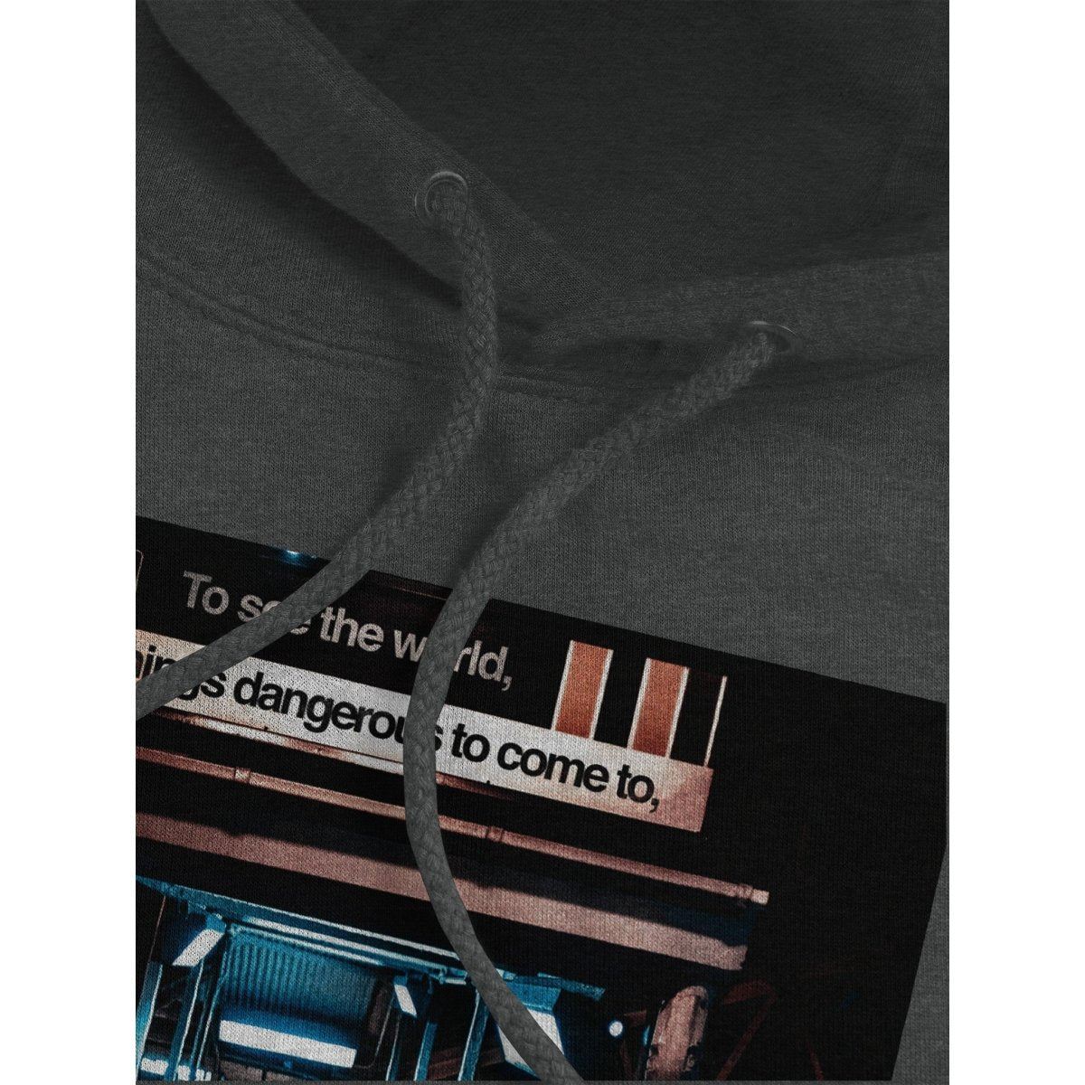 Blakonik | To See The World Pullover Hoodie - Print Material