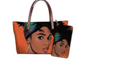 African Elegance: Celebrating Black Girl Magic with our Handbag and Wallet Set - Blakonik