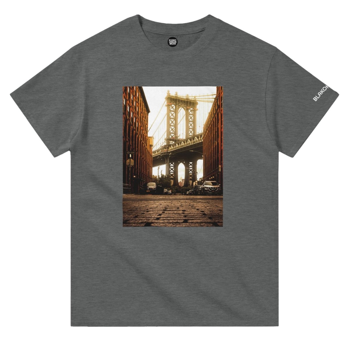 Blakonik | Brooklyn Bridge Baby Crewneck Tee - Print Material