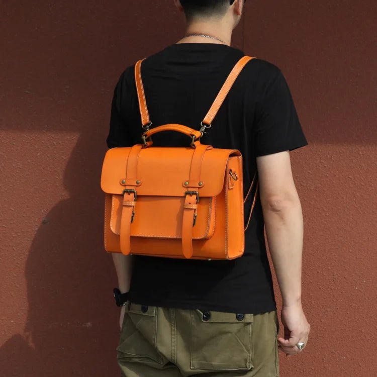 Blakonik | Cowhide Chic: High-Quality Shopping Backpack & Messenger Bag for Women -