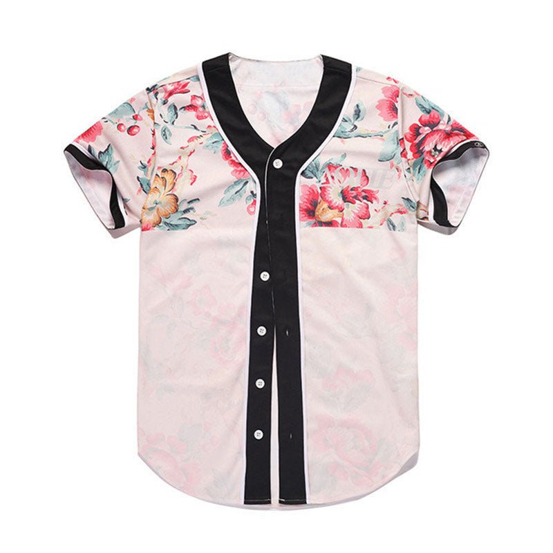 Blakonik | Full Button Womens Baseball Jerseys Sublimation Print S-3XL - Women's Baseball Jersey