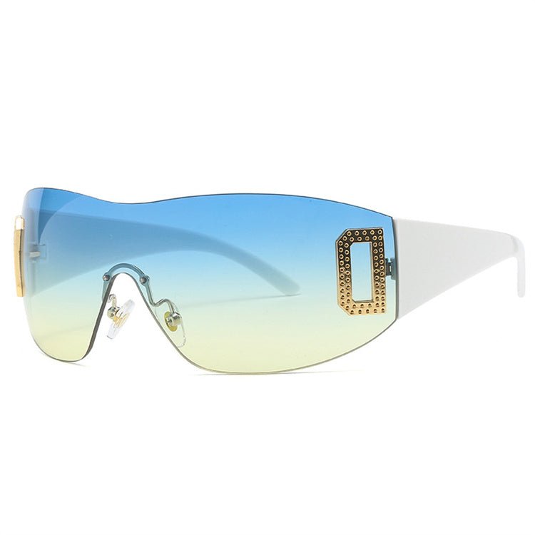 Blakonik | Luxury Rimless Sunglasses– Ladies UV Protection Shades - Rimless Sunglasses