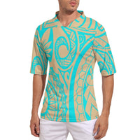 Blakonik | Mens Tribal Tapa Print Casual Shirt Breathable Quick Dry S-4XL - Men's Casual Shirts