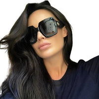 Blakonik | Oversized Womens Square Sunglasses Sunnies – Women's UV Shades - Womens Sunglasses