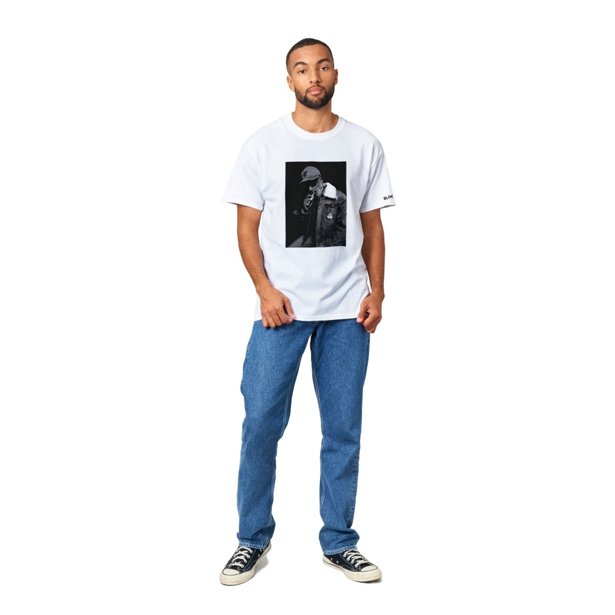 Blakonik | Queens Inspire Kings Crewneck Tee - Print Material