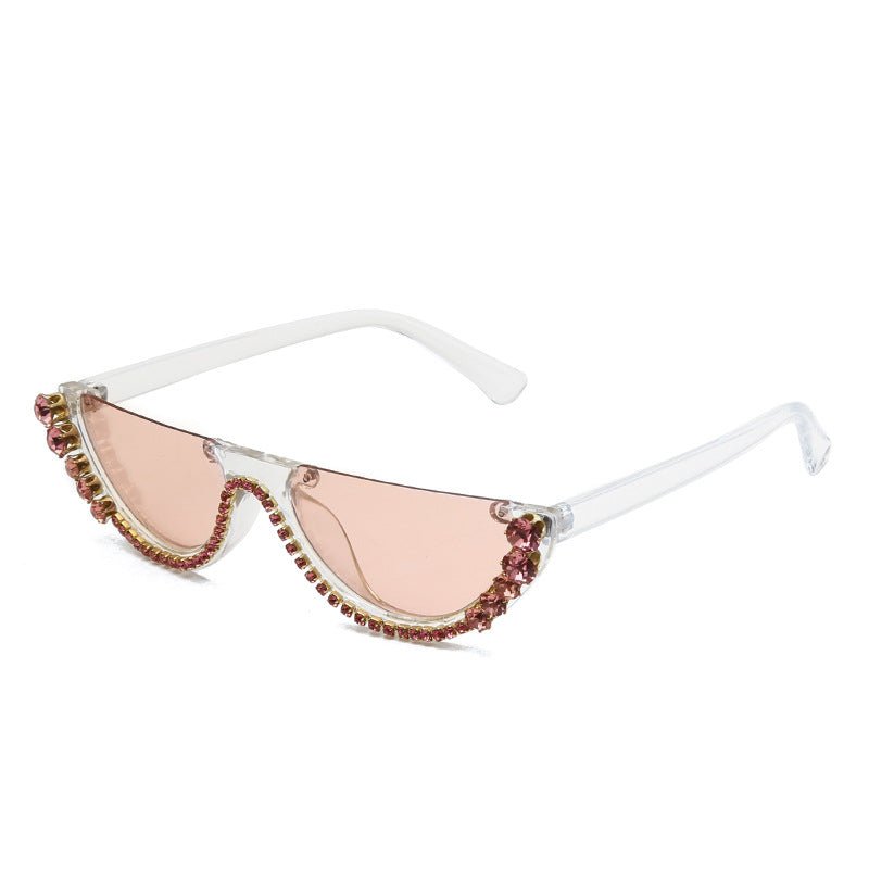 Blakonik | Luxury Moon Bling Cat Eye Sunglasses – Vintage Rhinestone Glam - Womens Sunglasses