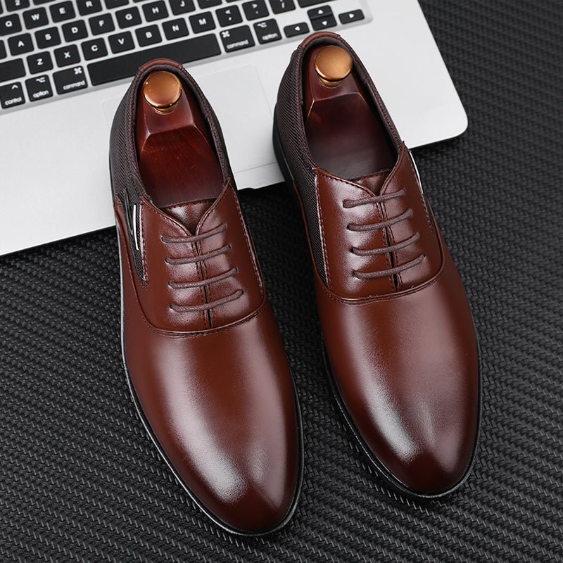 Blakonik | Classic British Mens Vegan Leather Shoes Size 38-48 - Mens Dress Shoes