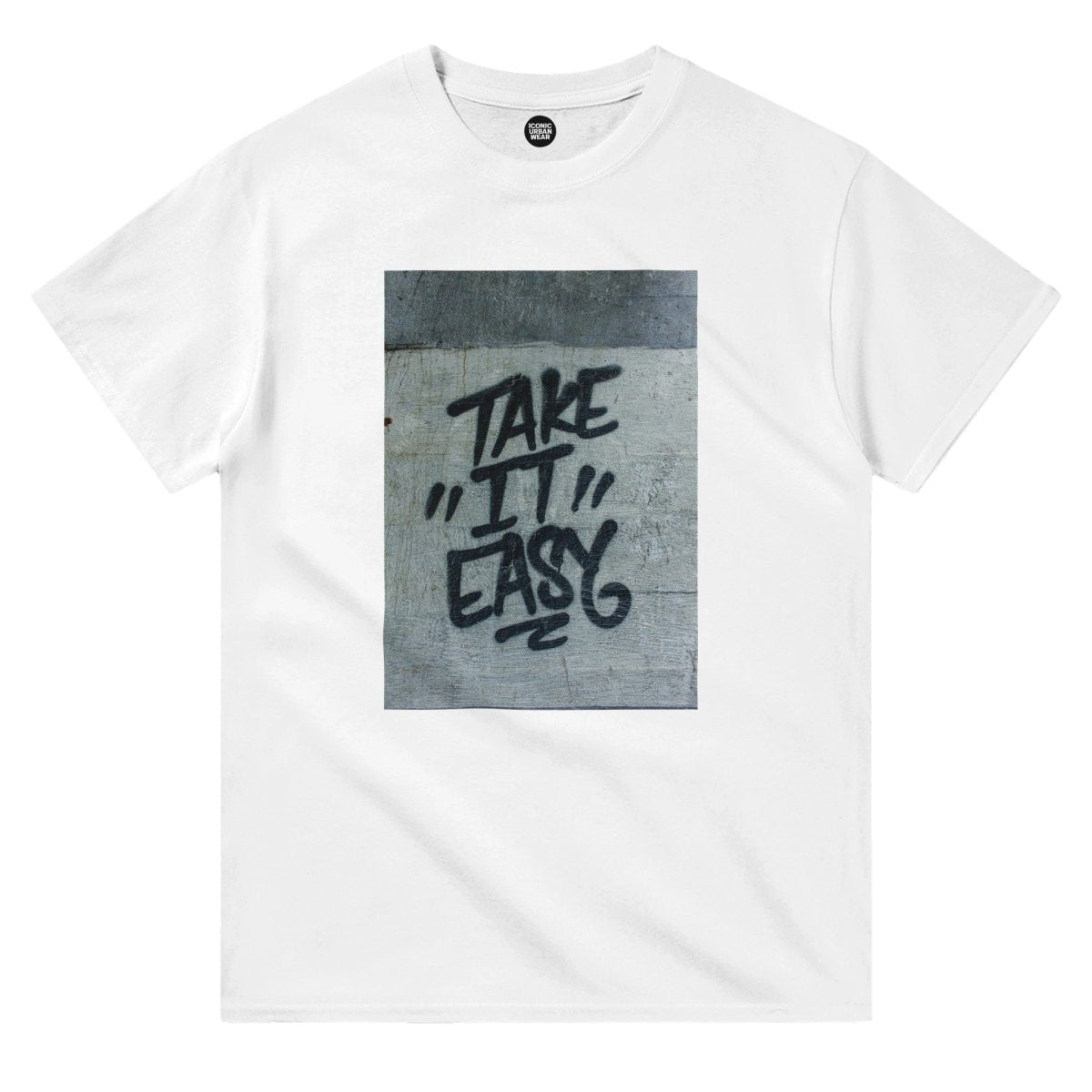 Blakonik | Take It Easy Crewneck Tee - Print Material