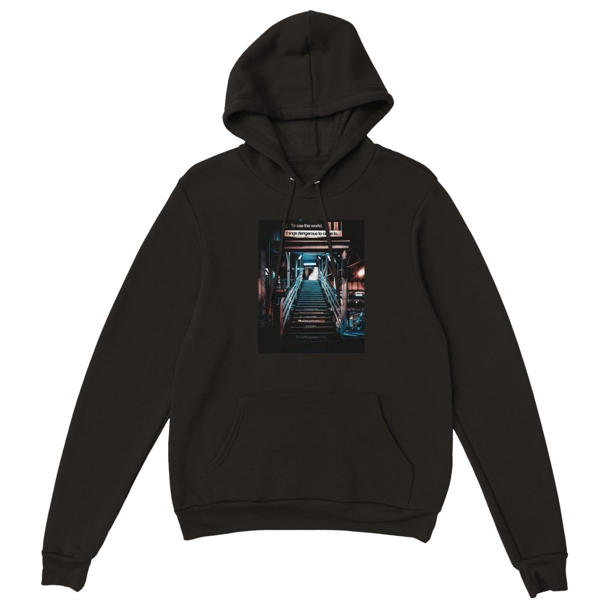 Blakonik | To See The World Pullover Hoodie - Print Material